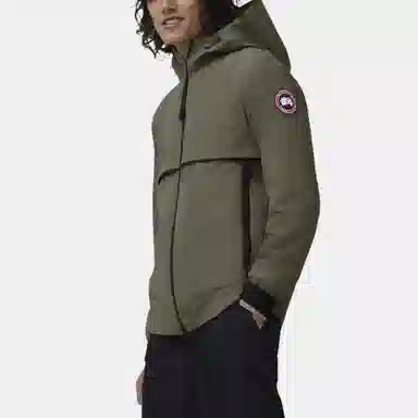 Canada Goose SS23 Hooded Zip Jacket Green