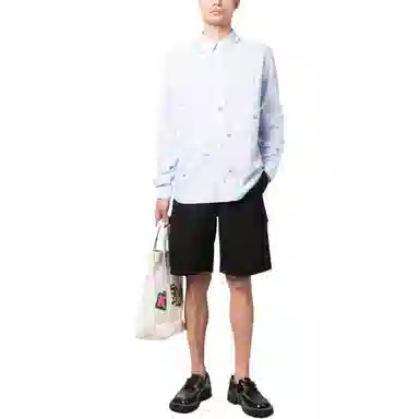 KENZO Button Casual Shorts Black