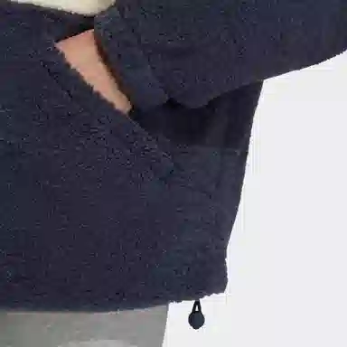 adidas originals FW22 Short Sherpa Jacket Logo