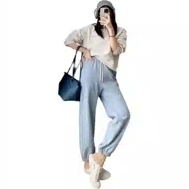 美洋 显瘦百搭九分休闲裤 女款