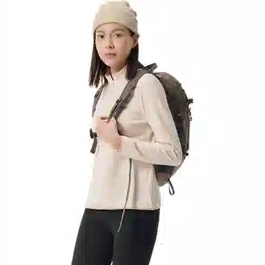 探路者 立领舒适百搭简约卫衣 女款 米色