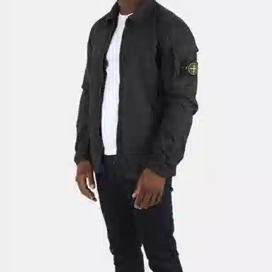 Stone Island FW22 Nylon Shirt Jacket Black