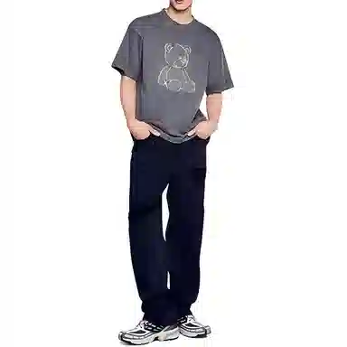 acme de la vie ADLV Graphic T-Shirt Charcoal