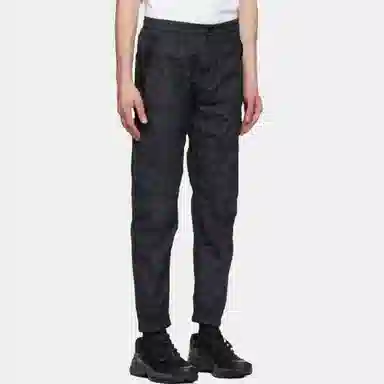 Stone Island Nylon Cargo Pants Black