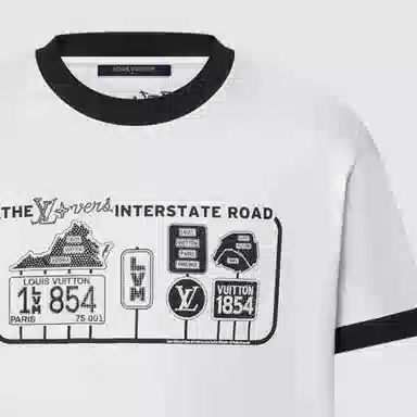 Louis Vuitton SS24 Loog Print T-Shirt White
