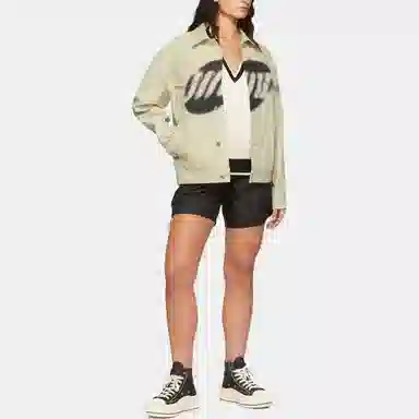 WE11DONE SS22 Denim Jacket Khaki