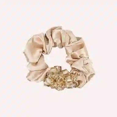 卡铂雅 粉色气质复古镶钻极简高级感休闲设计 发圈 女款