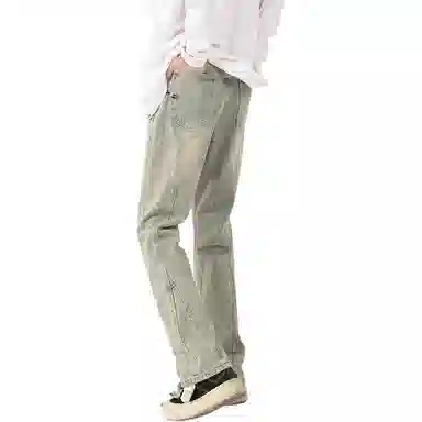 RAMPAGE Vintage Straight Jeans Yellow Clay