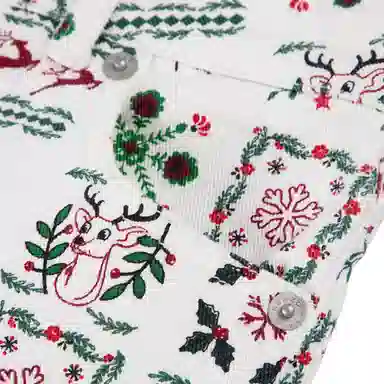 KENZO Festive Cotton Trousers