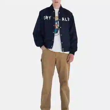 HUMAN MADE FW23 NYLON STADIUM JACKET