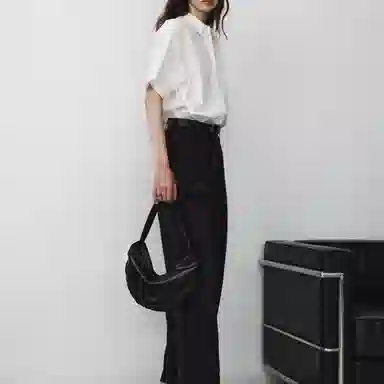 INJOYLIFE Banana Boat Shoulder Bag Black