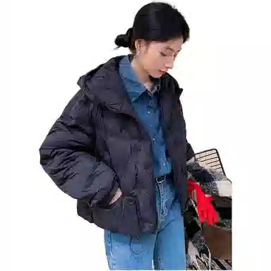 鸭鸭 纯色时尚保暖百搭休闲羽绒服 女款