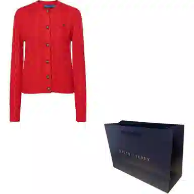 Polo Ralph Lauren FW24 Logo Knit Sweater Red