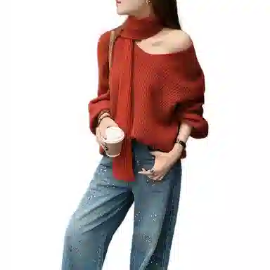 美洋 羊绒羊毛元宝针毛衣 女款