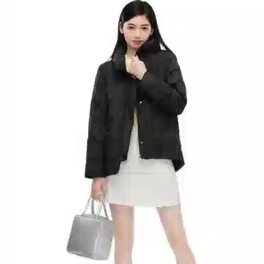 波司登 轻暖系列 短款纯色长袖羽绒服 女款