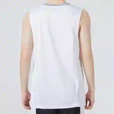 Under Armour Logo Print Basketball Vest White
