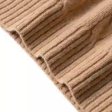 Polo Ralph Lauren FW24 Cable Knit Sweater Camel