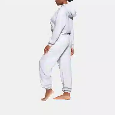 SKIMS Cotton Fleece Classic Hoodie Light Heather Grey