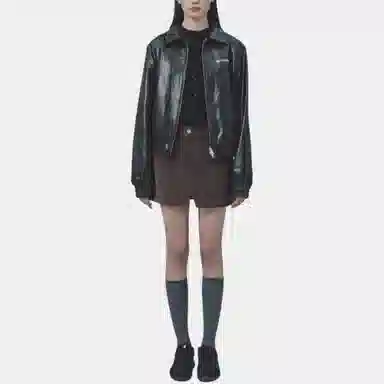 RestRecreation FW25 FAUX LEATHER BLOUSON