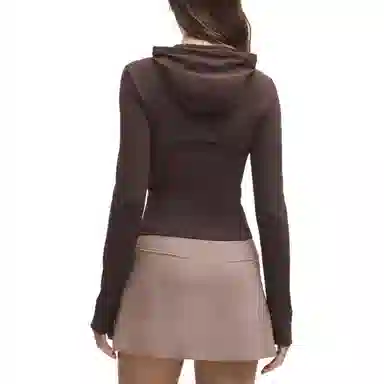 lululemon Hooded Zip Jacket Khaki