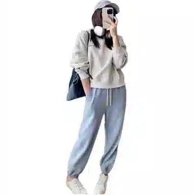 美洋 显瘦百搭九分休闲裤 女款