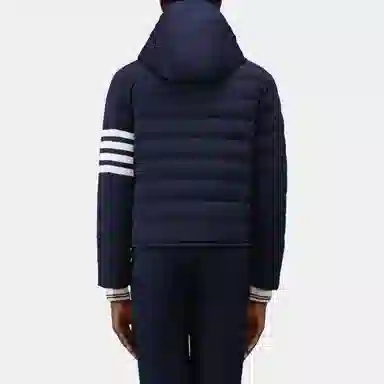 Thom Browne Hooded Jacket Navy