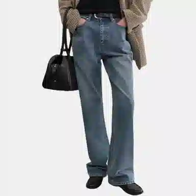 Dunst RELAXED FLARE JEANS CLASSIC BLUE