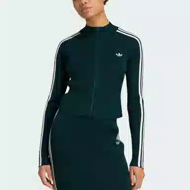 adidas originals ADICOLOR SLIM KNIT TRACK TOP Logo