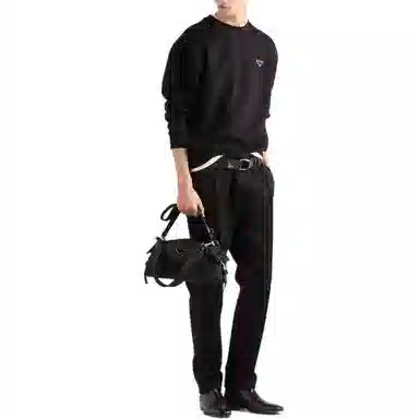 Prada Logo Cotton Sweatshirt