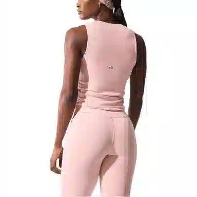 alo yoga Ribbed En Pointe Tank