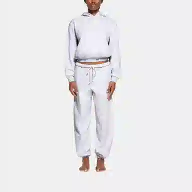 SKIMS Cotton Fleece Classic Hoodie Light Heather Grey