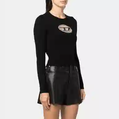 DIESEL OVAL D Logo Sweater