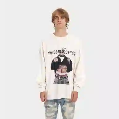 False Perception 2pac Vintage Wash Sweatshirt