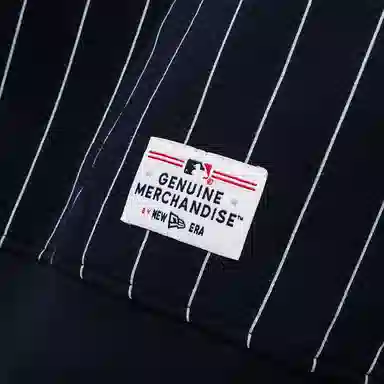 New Era Yankees Striped Hoodie Navy