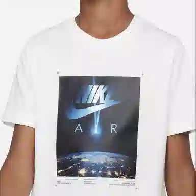 Nike Kids Logo T-Shirt White