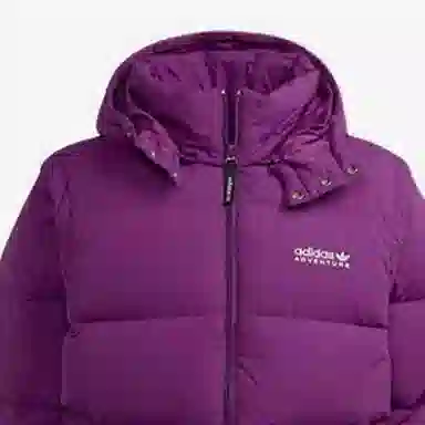 adidas Originals Hooded Down Jacket Purple