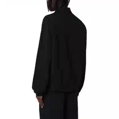 Fear of God Essentials Fleece Polo Obsidian Black