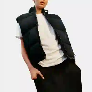 Supreme x Nike Denim Puffer Vest