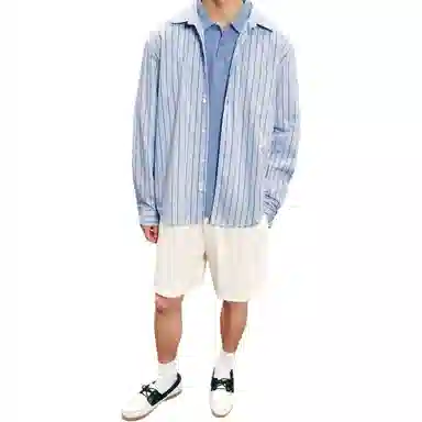 ZARA Striped Slim Casual Shorts