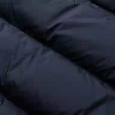 GUCCI FW24 Striped Print Detachable Hood Down Jacket Navy Blue