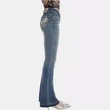 Ed Hardy SS25 Flared Skinny Jeans