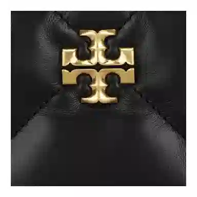 Tory Burch Kira Quilted Leather Shoulder Bag Black