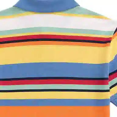 Polo Ralph Lauren SS24 Striped Mesh Polo Shirt