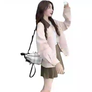 望莱仕 合身适中翻领夹克外套 女款