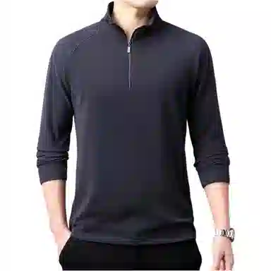 Laoyeche Half-Zip Mock Neck Sweatshirt