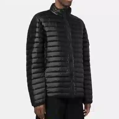 Stone Island SS23 Quilted Down Jacket Black