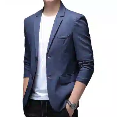 老爷车 男装春秋季商务奢华经典纯色低调百搭时尚外套西装 男款