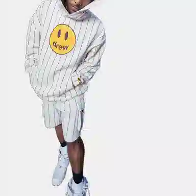 Drew House Navy Pinstripe Hoodie