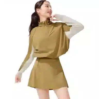 蕉下 速干撞色长袖防晒服 女款