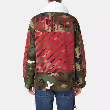 OFF-WHITE Camo Shirt Jacket